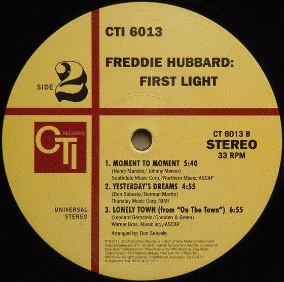 Freddie Hubbard – First Light (ORG Music) - AudioSoundMusic