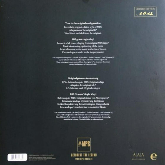 Friedrich Gulda - Message From G - Bach, Mozart, Debussy, ... (6LP, Box set) - AudioSoundMusic