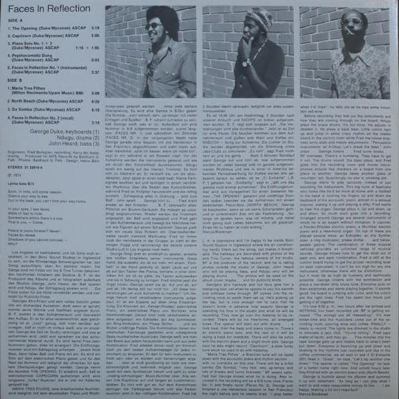 George Duke - Faces In Reflection - AudioSoundMusic