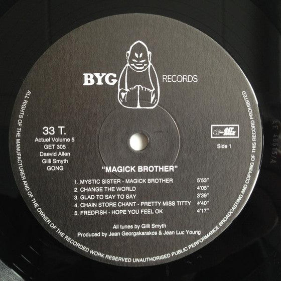 Gong - Magick Brother - AudioSoundMusic
