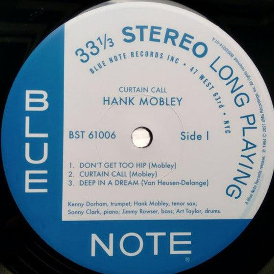 Hank Mobley - Curtain Call - AudioSoundMusic