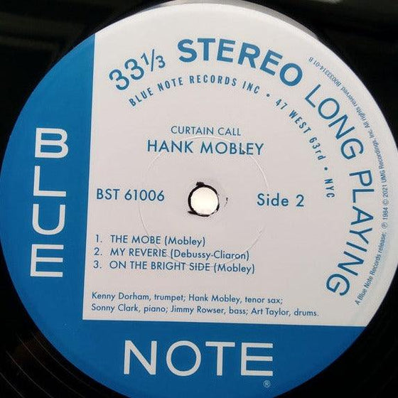 Hank Mobley - Curtain Call - AudioSoundMusic