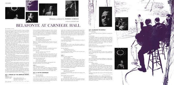 Harry Belafonte - Belafonte At Carnegie Hall (2LP, 180g, 33RPM, Speakers Corner) - AudioSoundMusic