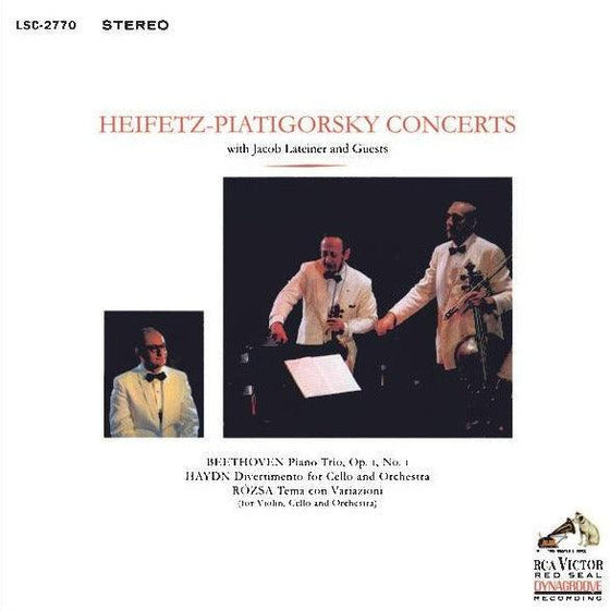 Heifetz-Piatigorsky Concerts with Jacob Lateiner & Guests - Beethoven, Haydn, Piatigorsky - AudioSoundMusic