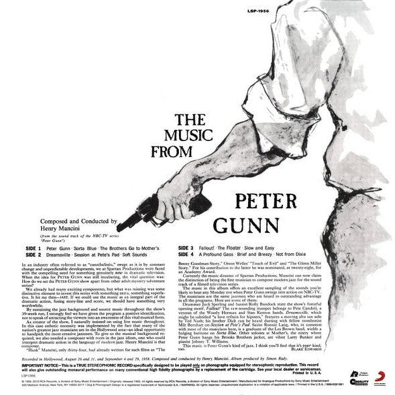 Henry Mancini - The music from Peter Gunn (2LP, 45RPM, 200g) - AudioSoundMusic
