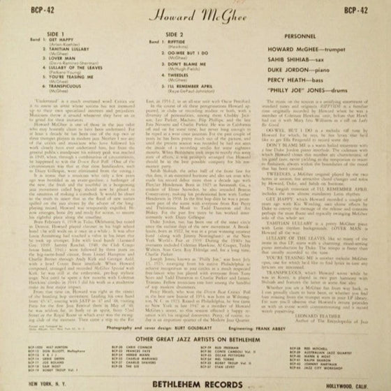 Howard McGhee - The Return Of Howard McGhee (Mono) - AudioSoundMusic