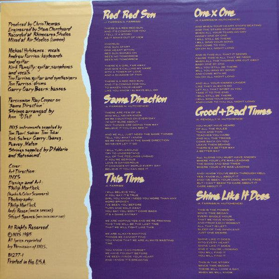 INXS – Listen Like Thieves (MOFI Silver Label, 120g) - AudioSoundMusic