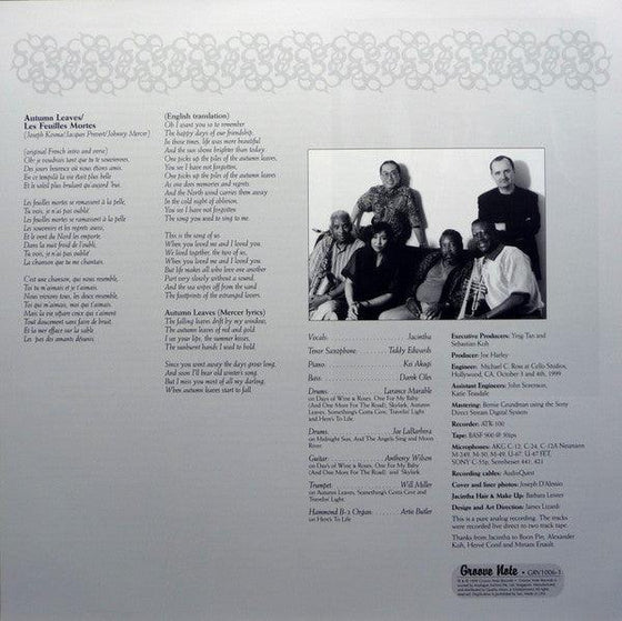 Jacintha - Autumn Leaves: The Songs Of Johnny Mercer (2LP, 45RPM) - AudioSoundMusic