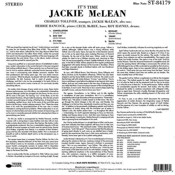 Jackie McLean - It's Time - AudioSoundMusic