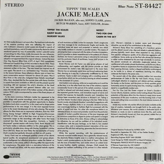 Jackie McLean - Tippin' The Scales - AudioSoundMusic