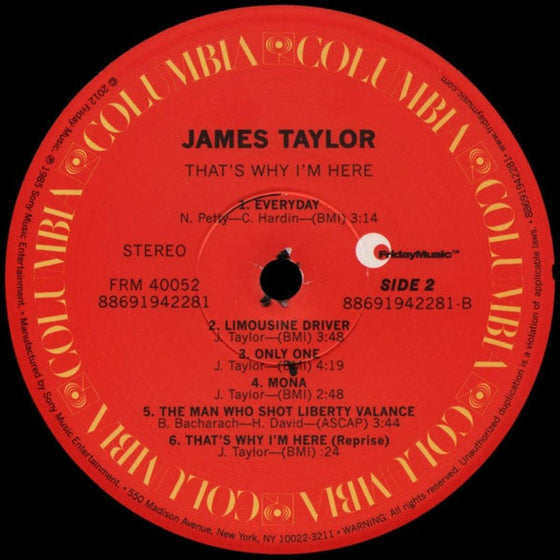 James Taylor – That’s why I’m here - AudioSoundMusic