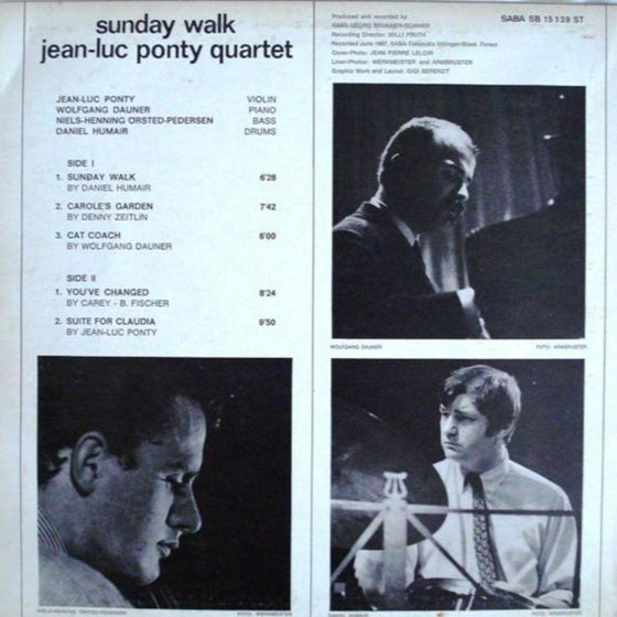 Jean-Luc Ponty - Sunday Walk - AudioSoundMusic