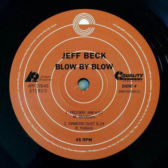 Jeff Beck - Blow by Blow (2LP, 45RPM, 200g) - AudioSoundMusic