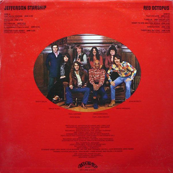 Jefferson Starship - Red Octopus (Translucent Red vinyl) - AudioSoundMusic