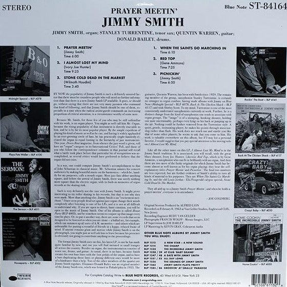 Jimmy Smith - Prayer Meetin' - AudioSoundMusic