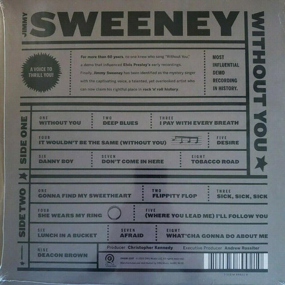 Jimmy Sweeney - Without You - AudioSoundMusic