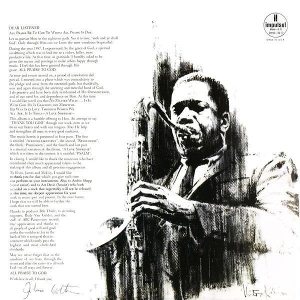 John Coltrane - A Love Supreme – AudioSoundMusic