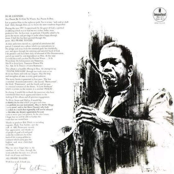 John Coltrane - A Love Supreme - AudioSoundMusic