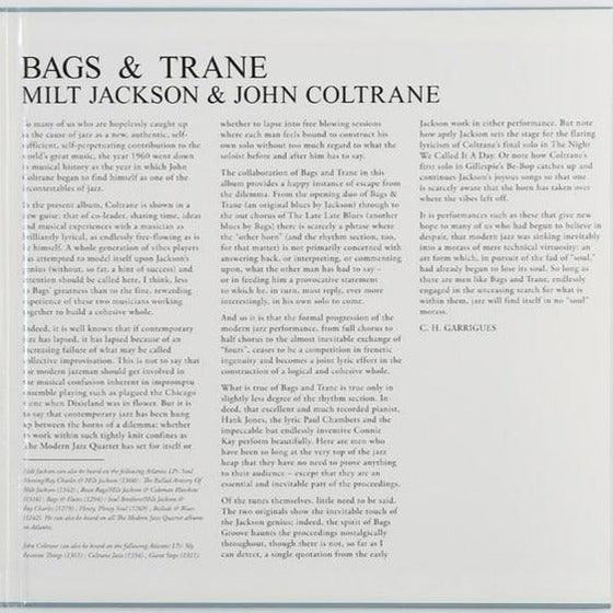 John Coltrane & Milt Jackson - Bags & Trane (2LP, 45RPM) - AudioSoundMusic
