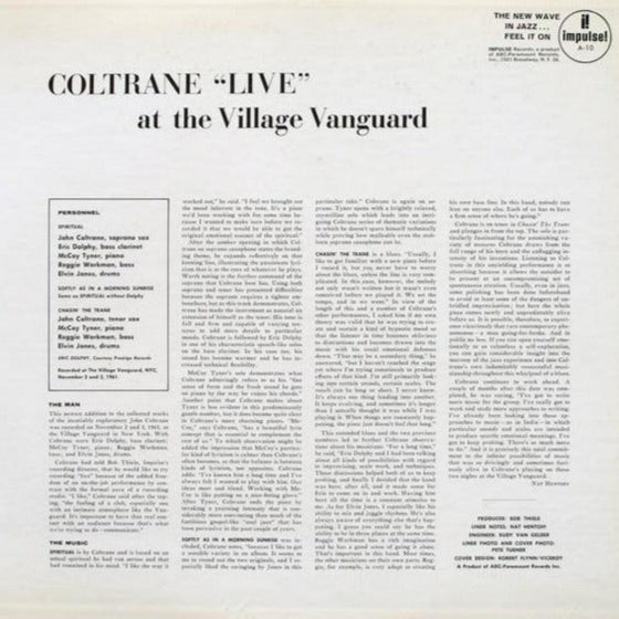 John Coltrane - 'Live' At The Village Vanguard - AudioSoundMusic