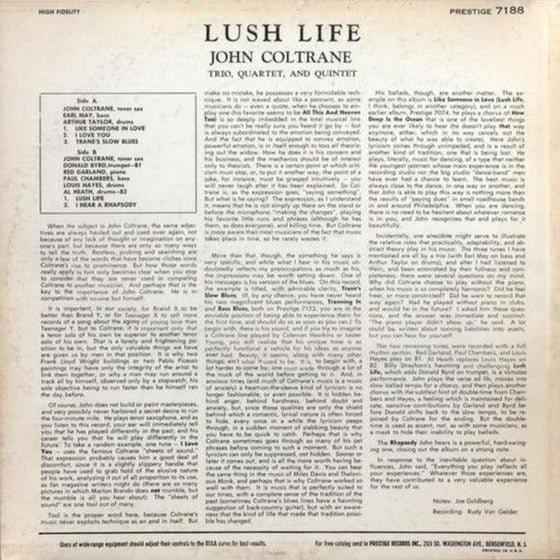 John Coltrane - Lush Life (Mono) - AudioSoundMusic