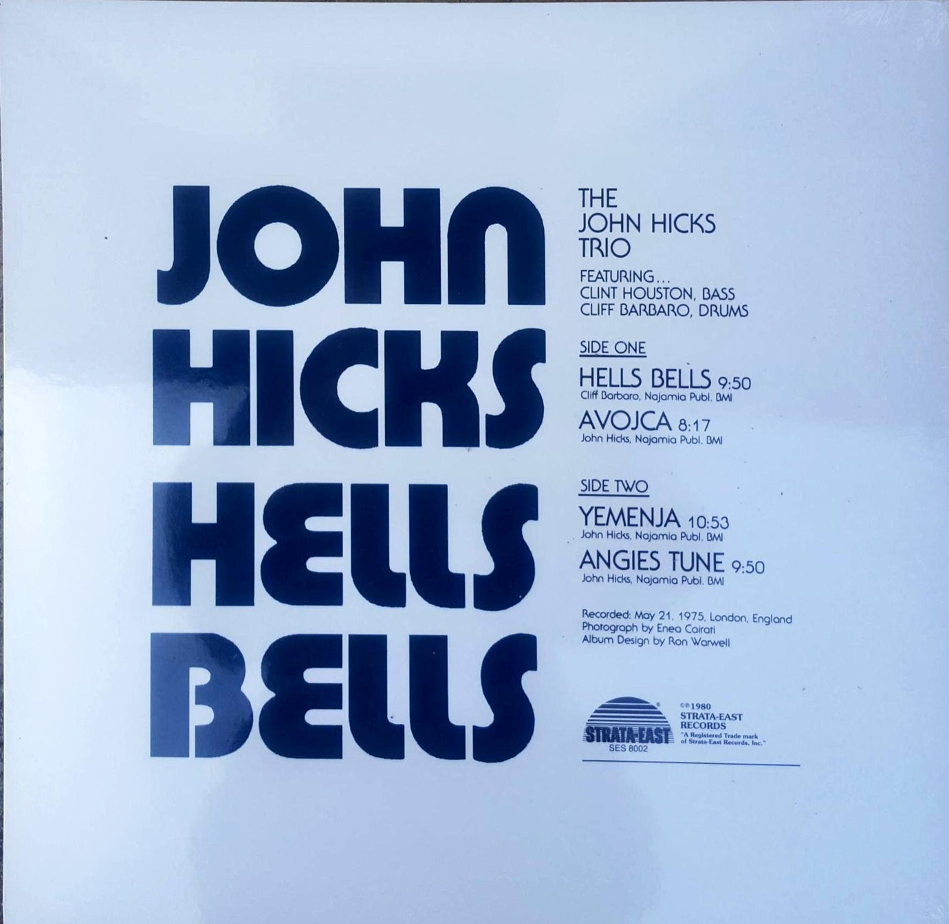 John Hicks Hell's Bells 【公式通販】