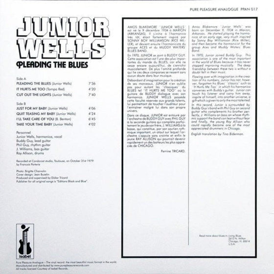 Junior Wells – Pleading The Blues - AudioSoundMusic