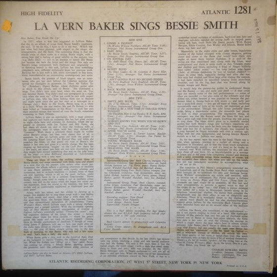 LaVern Baker Sings Bessie Smith - AudioSoundMusic