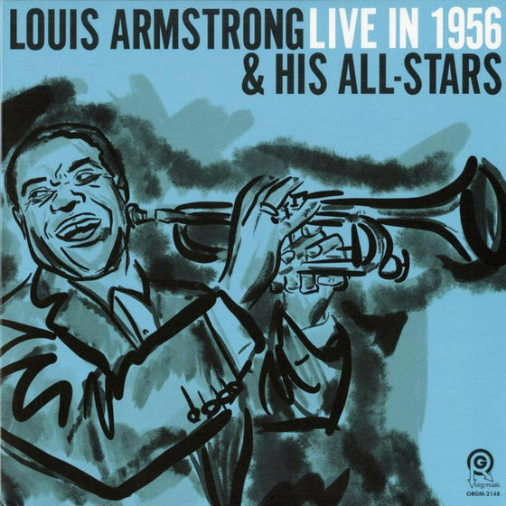 Louis Armstrong and His All Stars - Live In 1956 (Aqua Blue Vinyl) - AudioSoundMusic