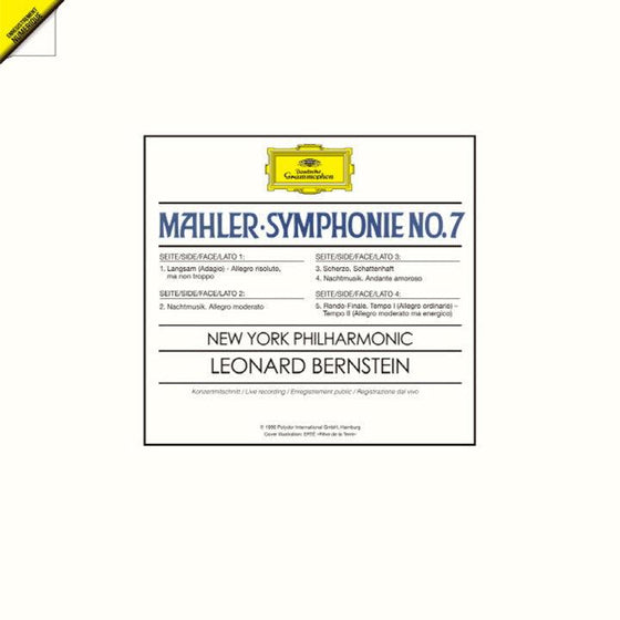 Mahler - Symphony N°7 – Leonard Bernstein (2LP, Box set, Digital Recording) - AudioSoundMusic