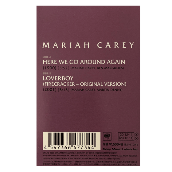 Mariah Carey – Here We Go Around Again (Cassette tape, Japanese edition) - AudioSoundMusic
