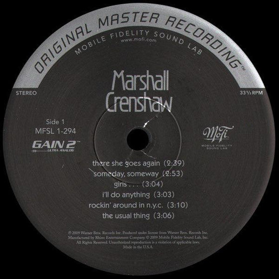 Marshall Crenshaw (Ultra Analog, Half-speed Mastering) - AudioSoundMusic