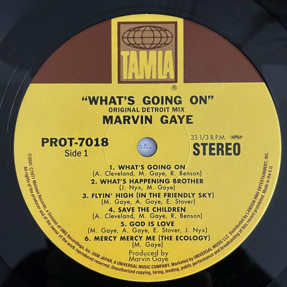 Marvin Gaye - What's Going On - Original Detroit Mix (Japanese Edition) - AudioSoundMusic