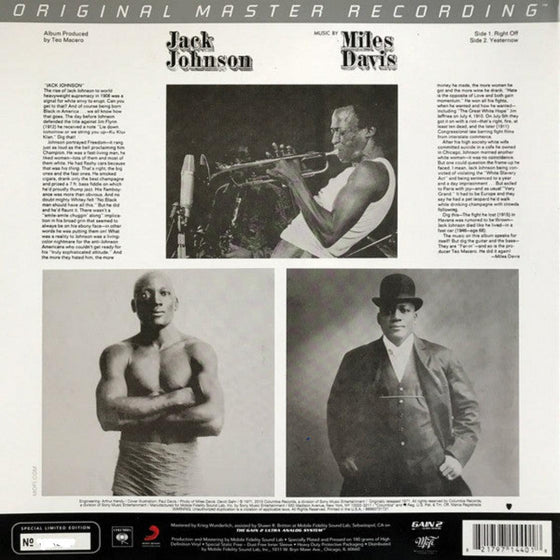 Miles Davis - A Tribute to Jack Johnson (Ultra Analog, Half-speed Mastering) - AudioSoundMusic