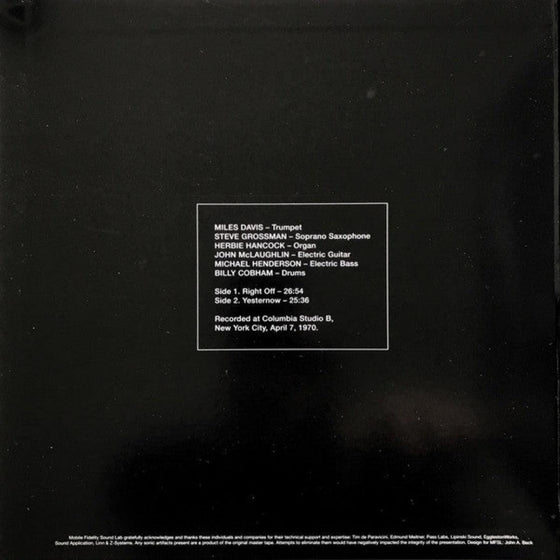 Miles Davis - A Tribute to Jack Johnson (Ultra Analog, Half-speed Mastering) - AudioSoundMusic