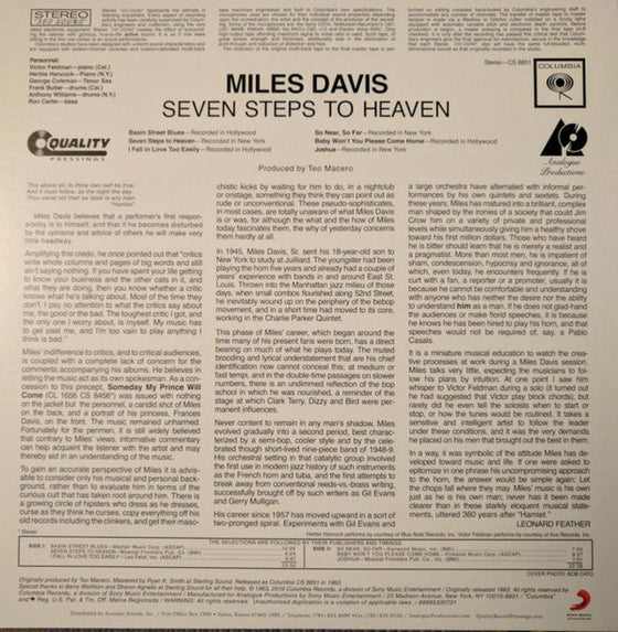 Miles Davis - Seven Steps to Heaven - AudioSoundMusic