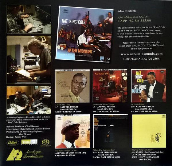 Nat King Cole - After Midnight (3LP, 45RPM, Mono) - AudioSoundMusic