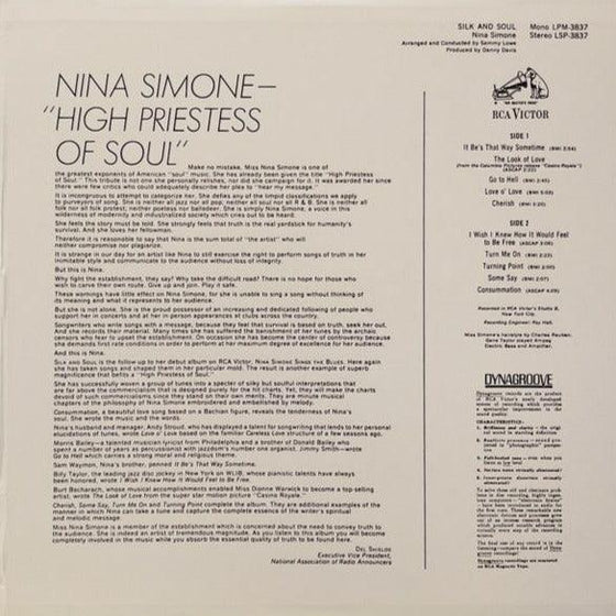 Nina Simone – Silk & Soul (2LP, 45RPM, Number 00075) - AudioSoundMusic