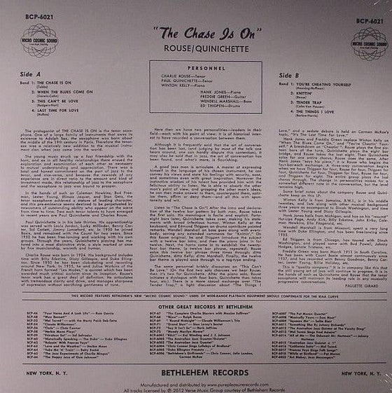 Paul Quinichette & Charlie Rouse - The Chase Is On (Mono) - AudioSoundMusic