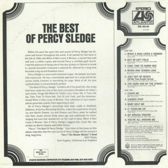 Percy Sledge - Best Of Percy Sledge - AudioSoundMusic