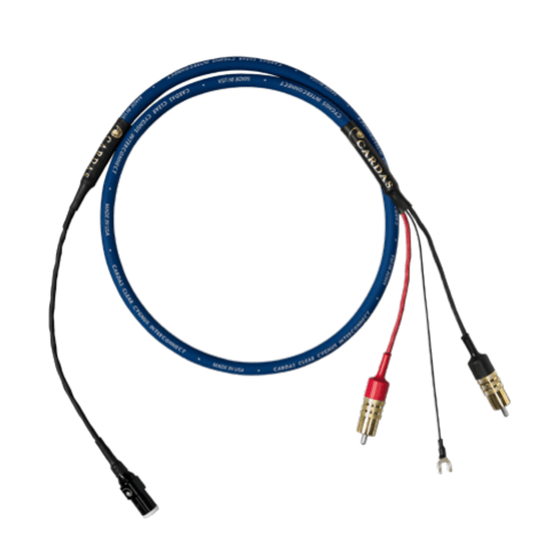 Phono cable - Cardas Clear Cygnus - 5P Straight to RCA (1.25m to 3.0m) - AudioSoundMusic