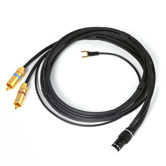 Phono cable - Van den Hul D-501 Silver Hybrid - 5P Straight to RCA (1.0m to 1.5m) - AudioSoundMusic