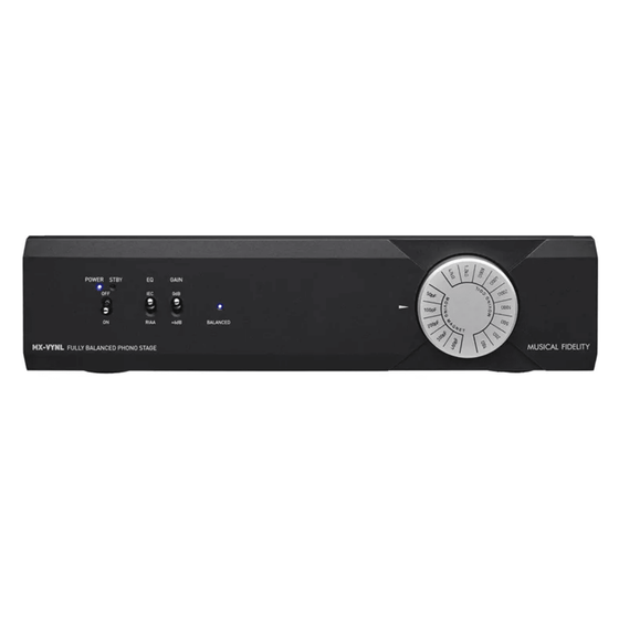 Phono Stage Solid State – MUSICAL FIDELITY MX VINYL (MM & MC) - AudioSoundMusic
