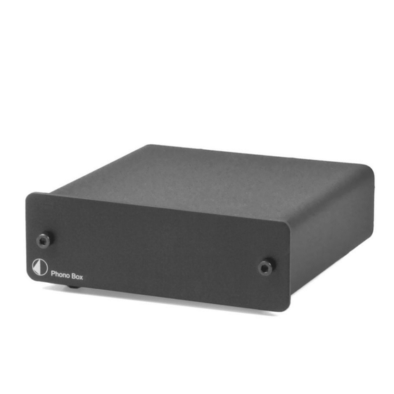 Phono Stage Solid State – Pro-ject Phono Box DC (MM & MC) - AudioSoundMusic