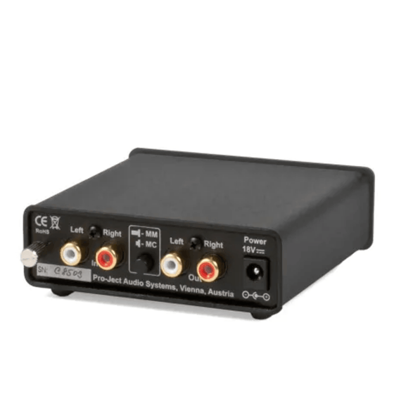 Phono Stage Solid State – Pro-ject Phono Box DC (MM & MC) - AudioSoundMusic