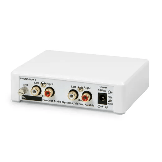 Phono Stage Solid State – Pro-ject Phono Box E (MM) - AudioSoundMusic