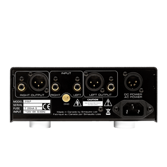 Pre-owned Phono Stage Solid State – MOON 310LP (MM & MC) - AudioSoundMusic