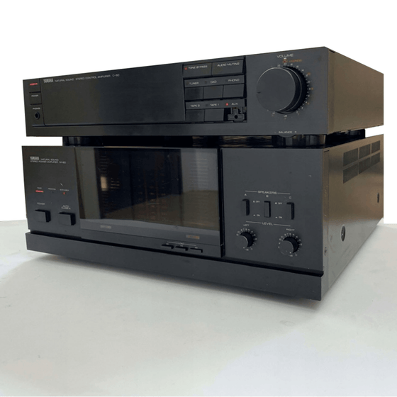 Pre-owned pre-amplifier & amplifier Yamaha M60 & C60 - AudioSoundMusic