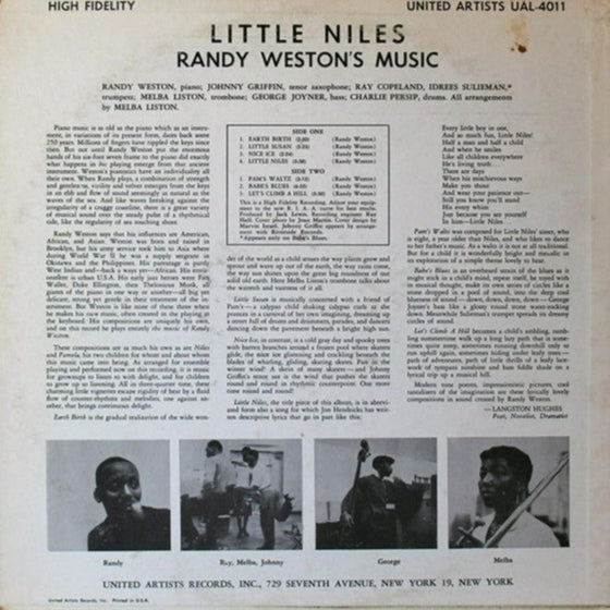 Randy Weston ‎– Little Niles (Mono) - AudioSoundMusic