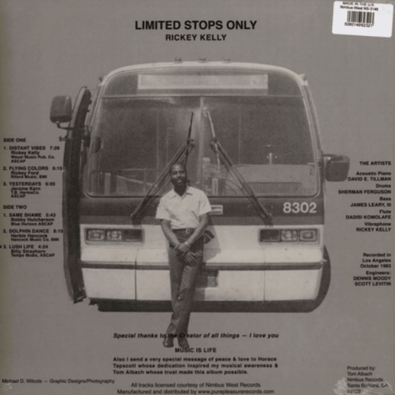 Rickey Kelly - Limited Stops Only - AudioSoundMusic
